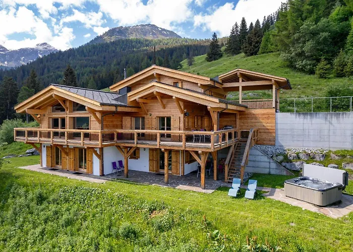 Chalet Flocon De Neige - Jacuzzi - Sauna La Tzoumaz photo