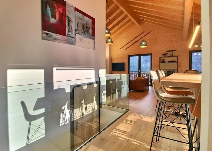 Source 24 Penthouse Spectacular View Apartment Champery photo